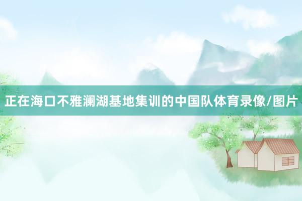 正在海口不雅澜湖基地集训的中国队体育录像/图片