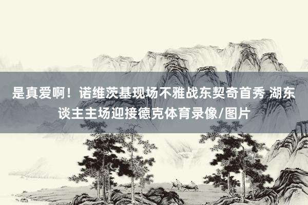 是真爱啊！诺维茨基现场不雅战东契奇首秀 湖东谈主主场迎接德克体育录像/图片