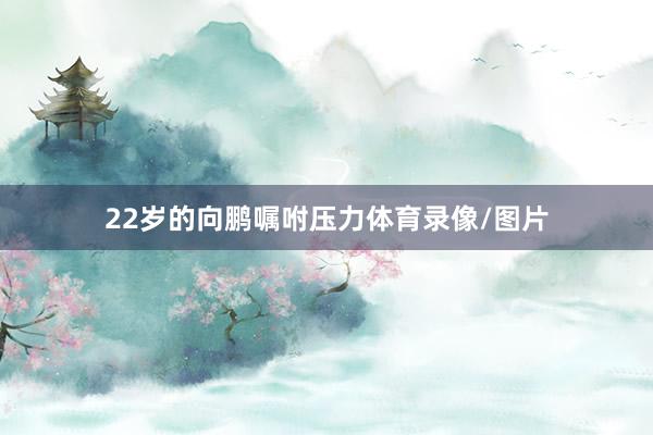 22岁的向鹏嘱咐压力体育录像/图片