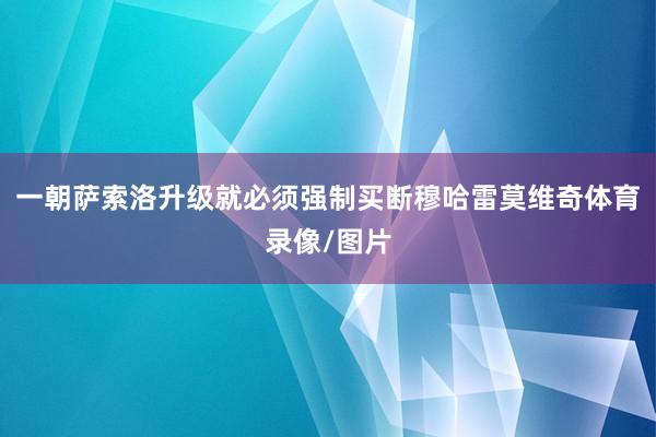 一朝萨索洛升级就必须强制买断穆哈雷莫维奇体育录像/图片