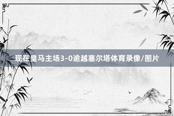 现在皇马主场3-0逾越塞尔塔体育录像/图片