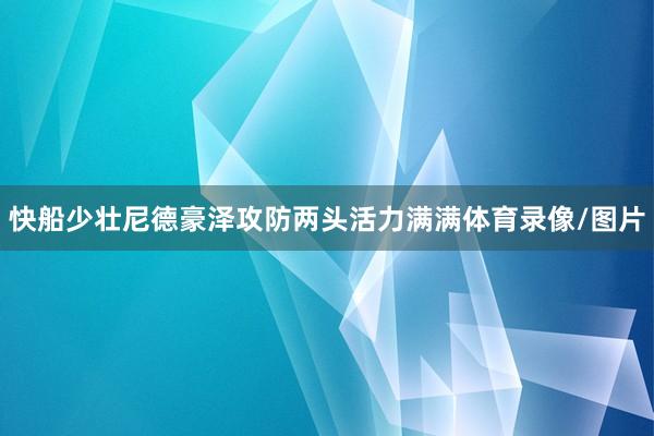快船少壮尼德豪泽攻防两头活力满满体育录像/图片