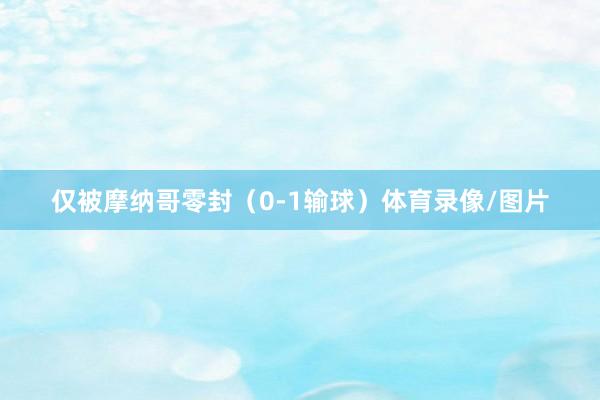 仅被摩纳哥零封（0-1输球）体育录像/图片