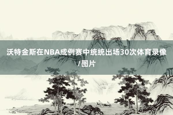 沃特金斯在NBA成例赛中统统出场30次体育录像/图片