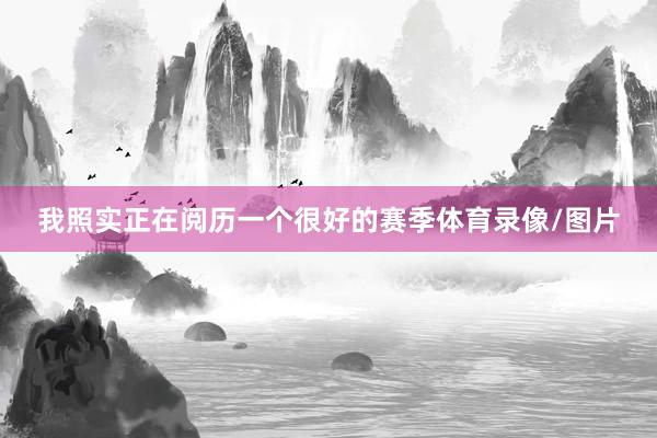 我照实正在阅历一个很好的赛季体育录像/图片