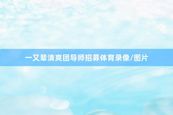 一又辈清爽团导师招募体育录像/图片